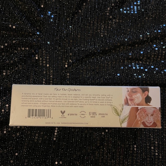 Farm Fresh/ Quick Recovery Face Mask Sampler / 3 Ct / new in box - Picture 5 of 5